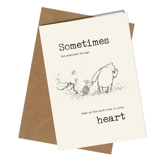 Pooh Card Smallest things