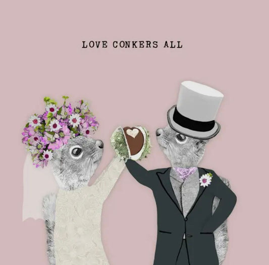 Sally Scaffardi Wedding Card -Love Conk