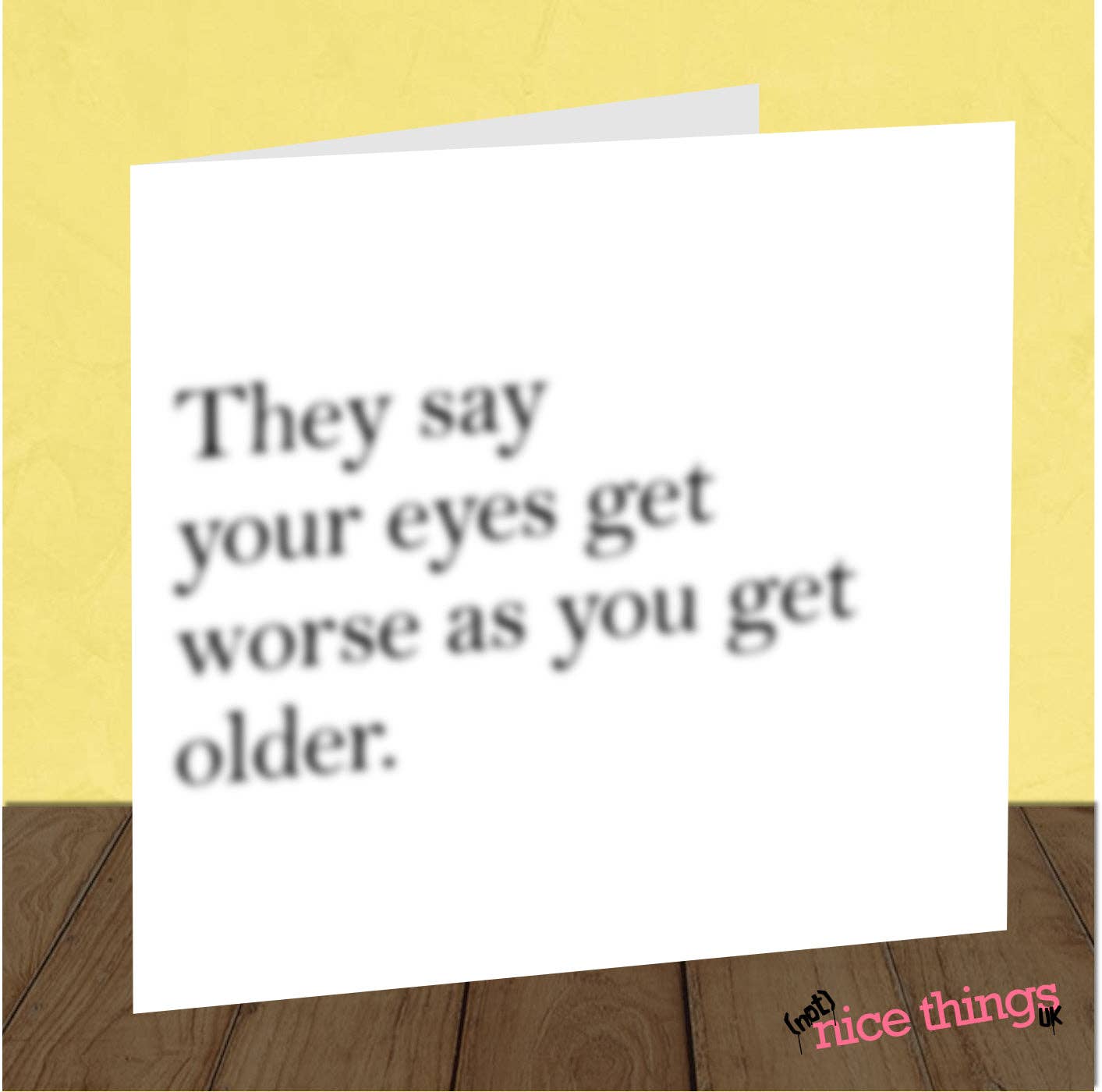 Bad Eyesight Card | Funny Birthday Card