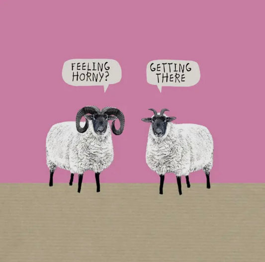 Sally Scaffardi Card - Feeling Horny?