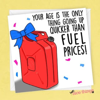 Age quicker than fuel card