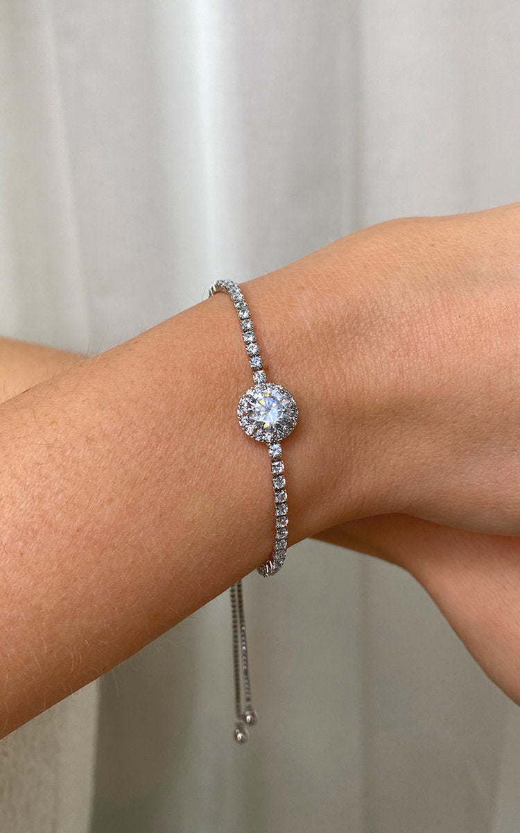 Diamante Solitaire Bracelet